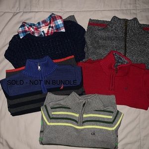 Closet Clean out! 4 Boys Warm Sweaters